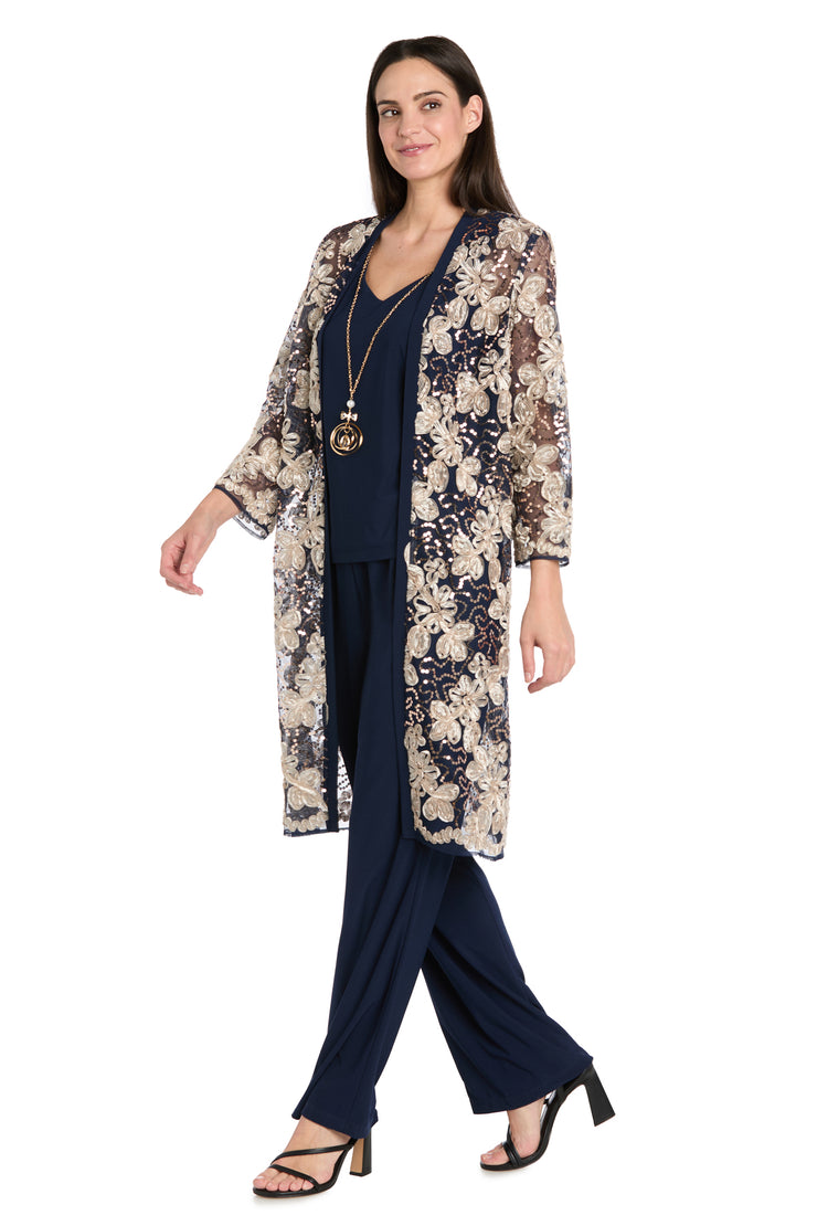 Bloom 3D Floral Pant Suit