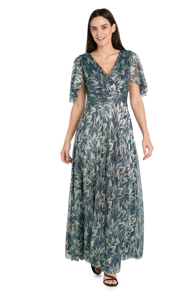 Metallic Maxi Dress