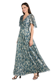 Metallic Maxi Dress