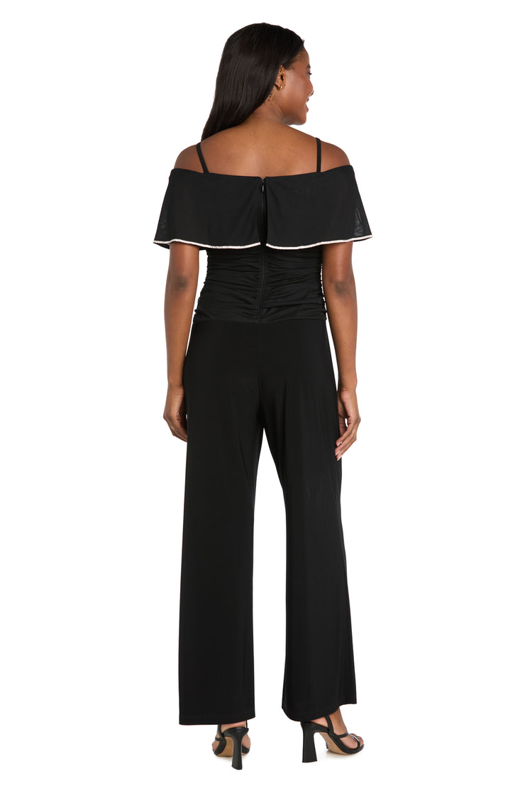 Starlight Off-Shoulder Jumpsuit in Black