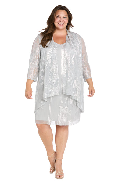 plus size formal dresses with jacket R&amp;m Richards Plus Size Formal Dresses With Jackets Mother Of The Bride  Long Evening Jacket Dress By R&M Richards 7300