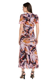 Meadow Whisper Empire Waist Midi Dress