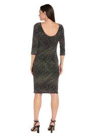 Glitter Knit Sheath Dress - Petite