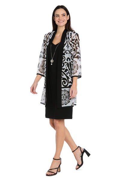 The Bianca Printed Jacket Dress Set – R&M Richards