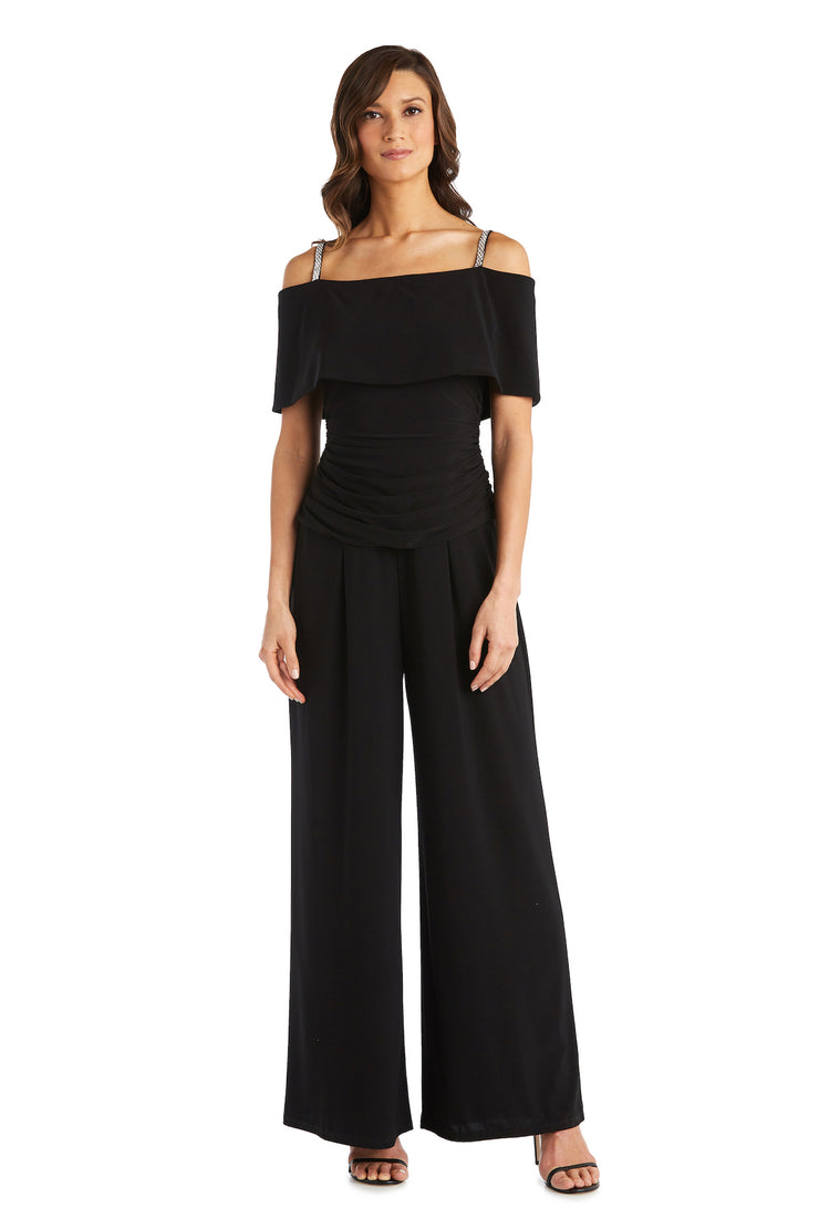 R&m richards black jumpsuit on sale