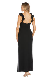 Evening Gown with A Cowl Neckline