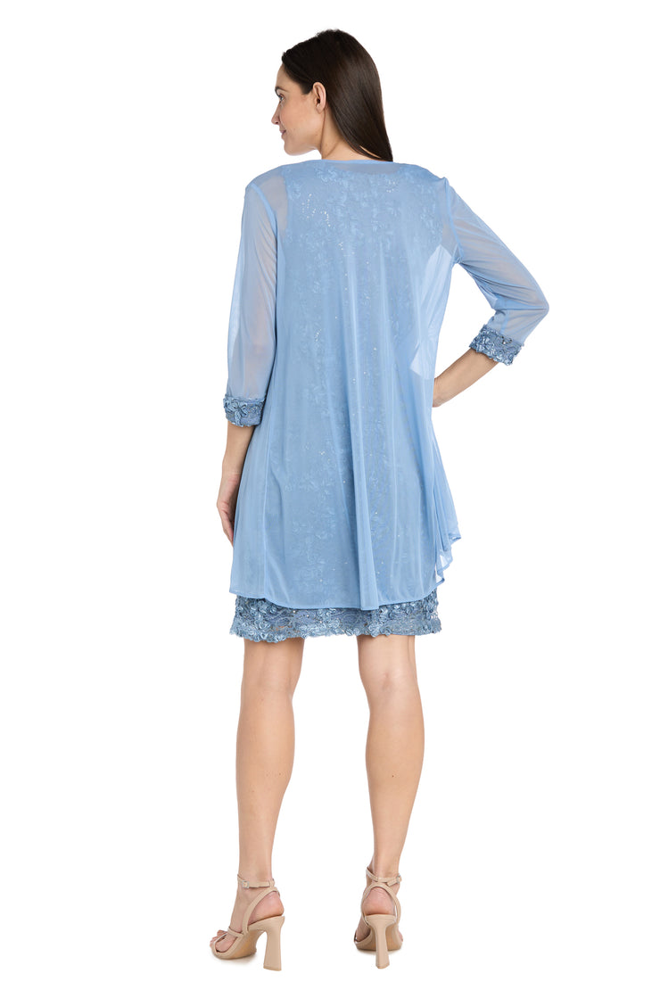 Two Piece Soutache Jacket Dress