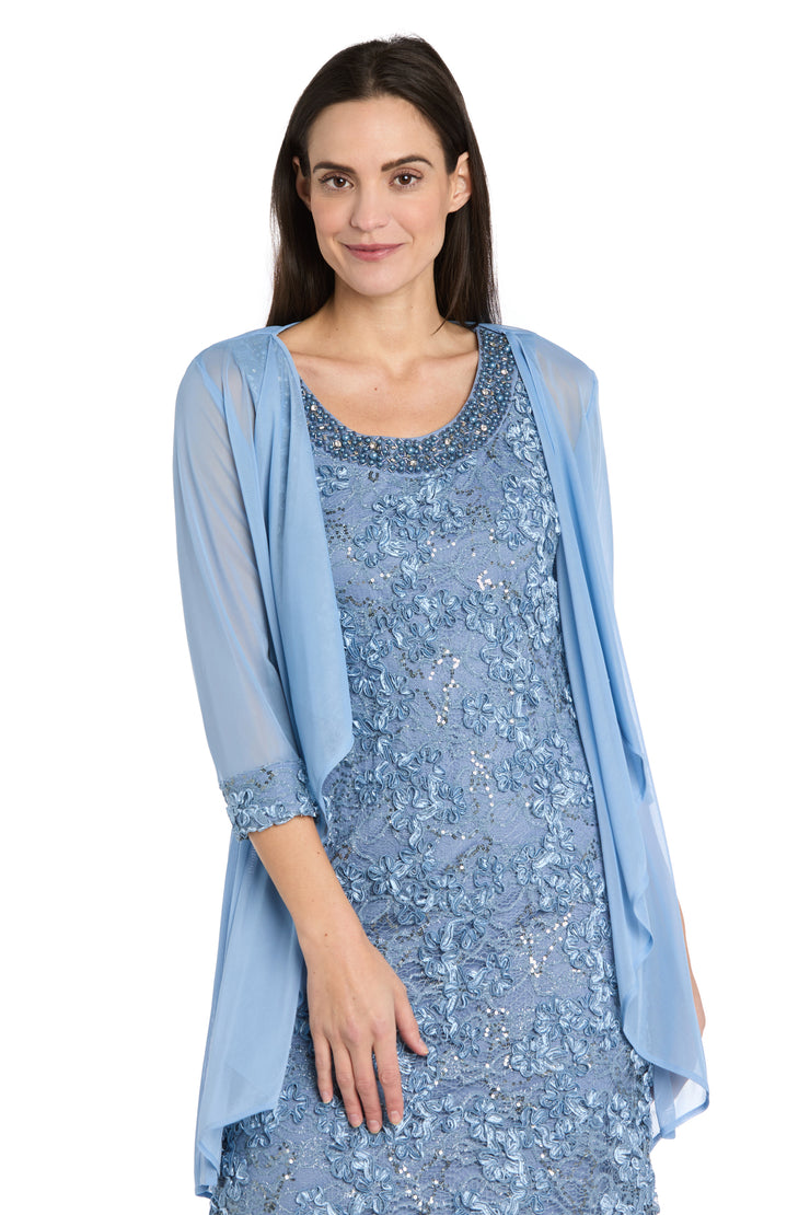 Two Piece Soutache Jacket Dress