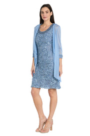 Two Piece Soutache Jacket Dress