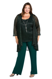Festival Crinkle Duster Pant Set - Plus