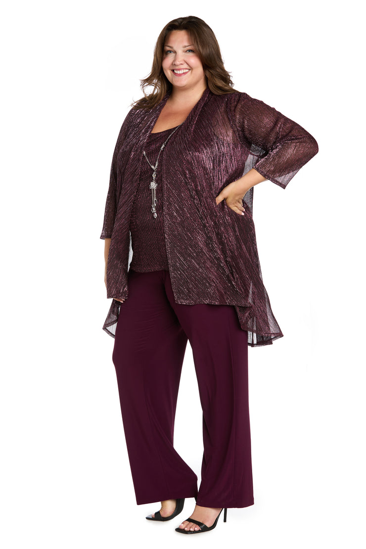 Festival Crinkle Duster Pant Set - Plus