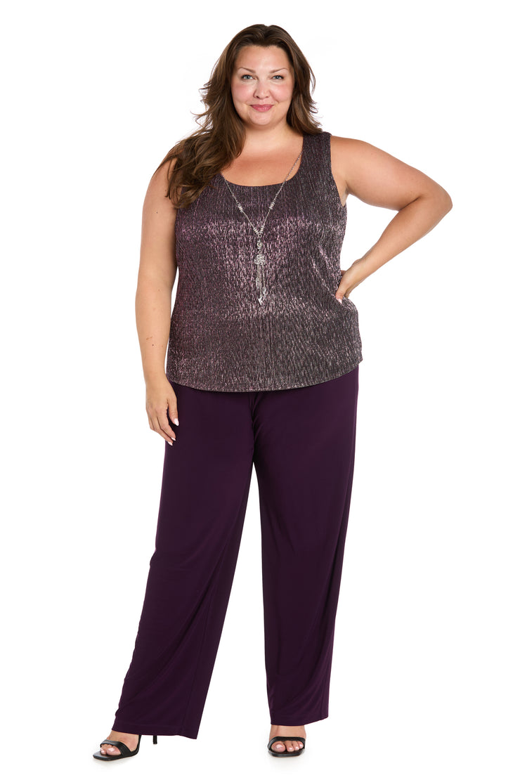 Festival Crinkle Duster Pant Set - Plus