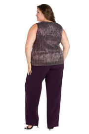 Festival Crinkle Duster Pant Set - Plus