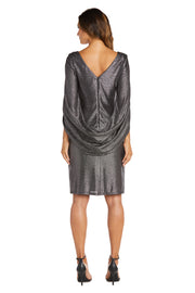 Cocktail Dress with Draped Sleeves