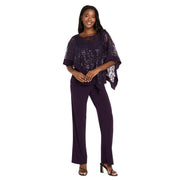 Asymmetric Poncho and Pant Set