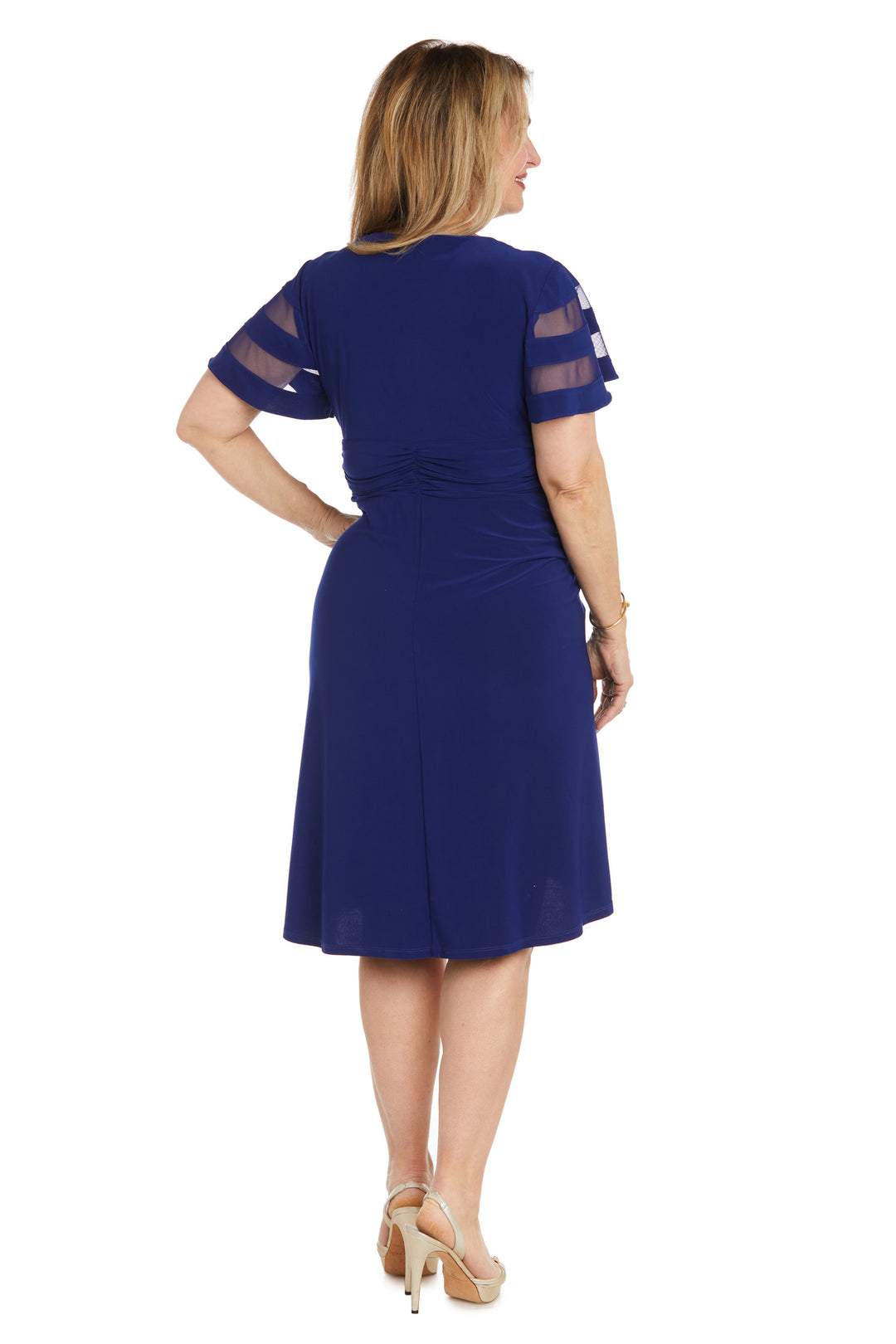 r & m richards cascading sequin-embellished dress Amazon.com: R&M Richards Women's Sequin Beaded Evening Gown with V-Neck & Godet Skirt, Contrast Lining for Wedding Guest, Cocktail Party : Clothing, Shoes & Jewelry