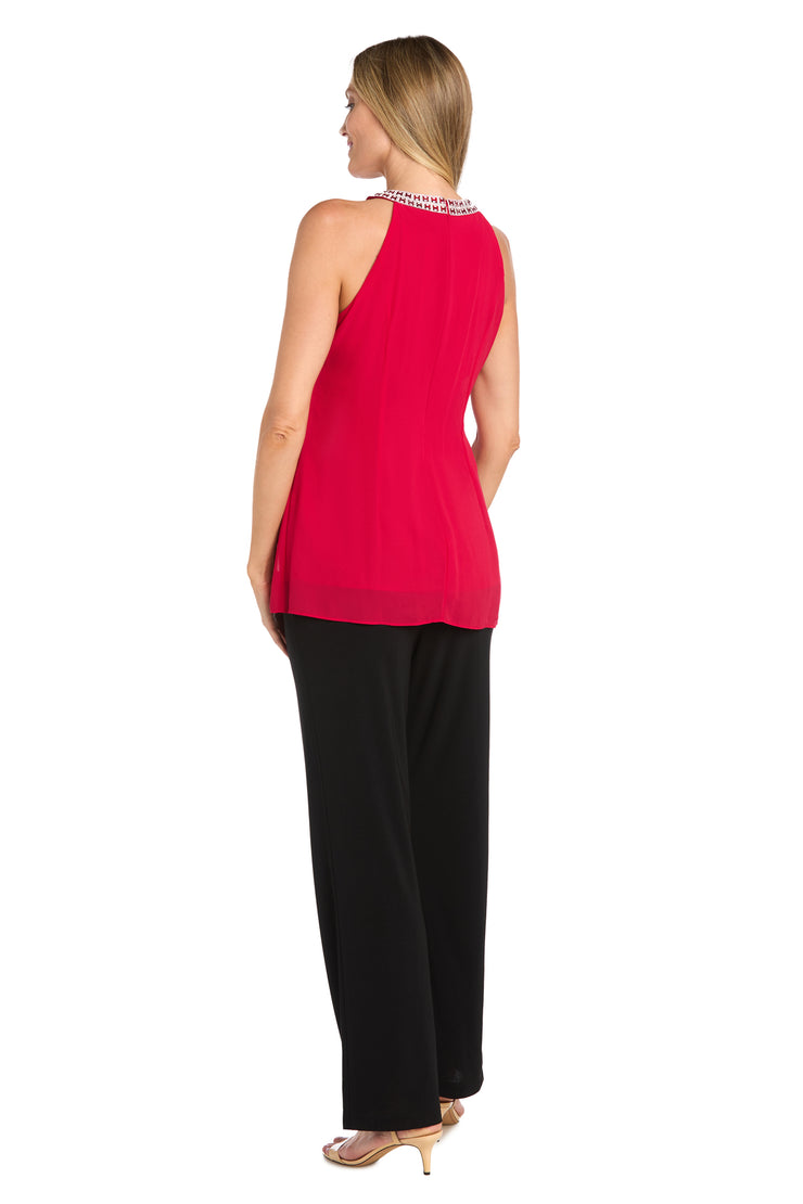 Scarf Halter Tunic With Neck Detail