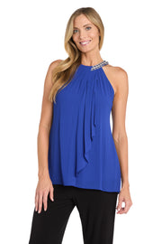 Scarf Halter Tunic With Neck Detail