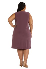 Sequined Jacket Dress - Plus