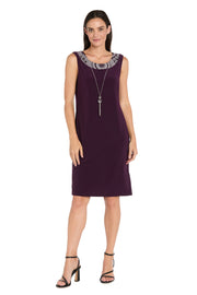 Circular Patterned Jacket Dress - Petite