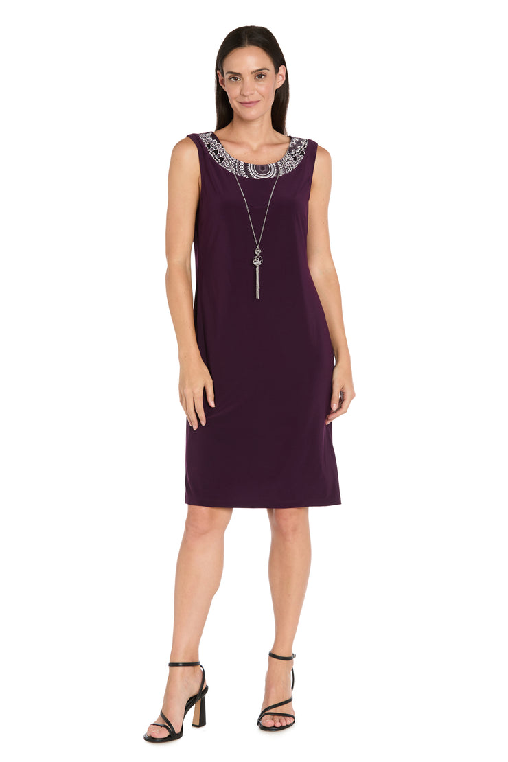 Circular Patterned Jacket Dress - Petite