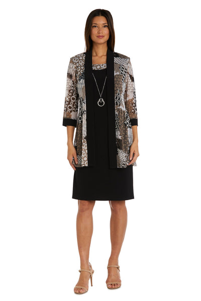 Jacket Dress with Necklace - Petite