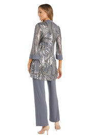 Pant Suit With Sequined Jacket