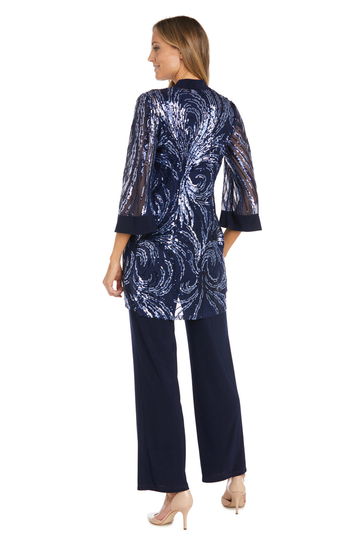 Pant Suit With Sequined Jacket