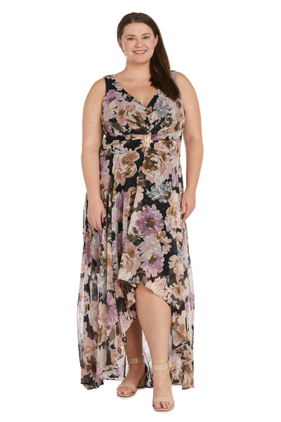 R&M Richards 5492W High Low Plus Size Formal Dress for $59.99 – The Dress  Outlet in 2023