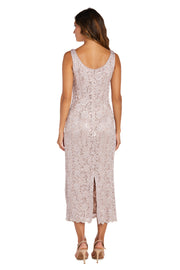 Lace Column Dress with Matching Lace Jacket