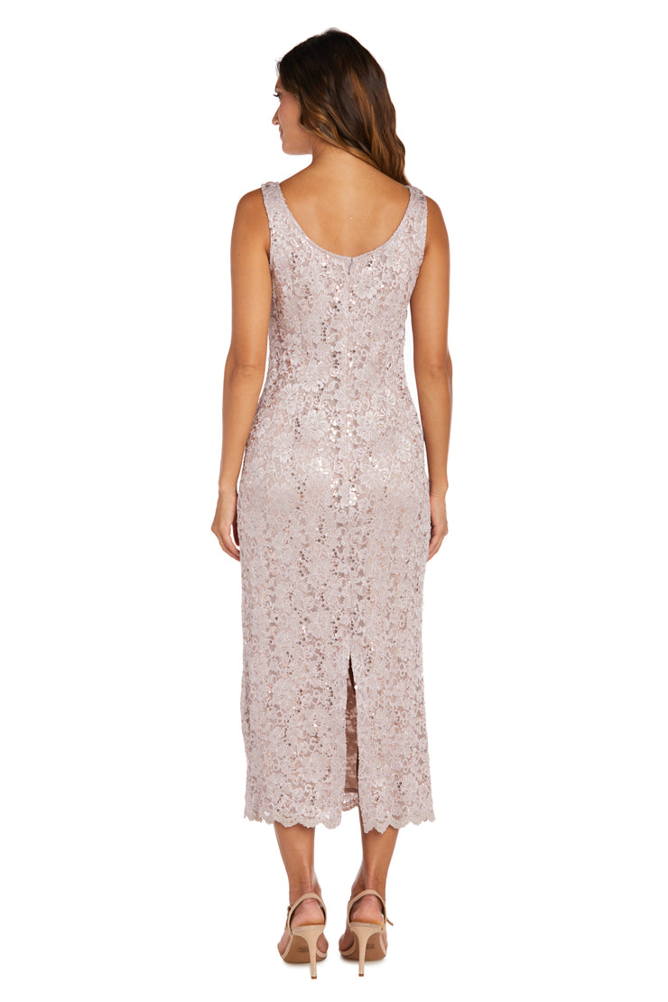 Lace Column Dress with Matching Lace Jacket