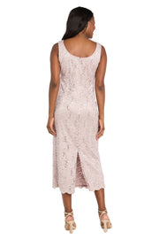 Lace Column Dress with Matching Lace Jacket