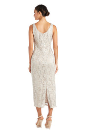 Lace Column Dress with Matching Lace Jacket