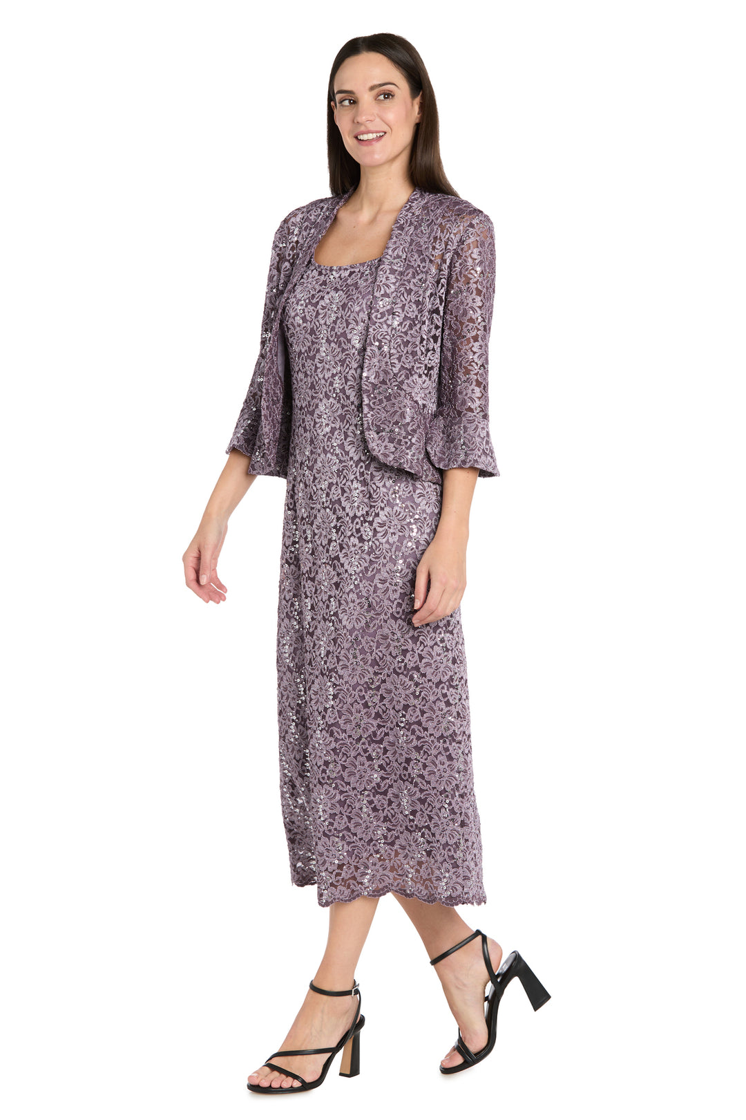lace jackets for formal dresses Long Formal Mother of the Bridea and Groom Lace Jacket Dress– sheerdreamz main image 1