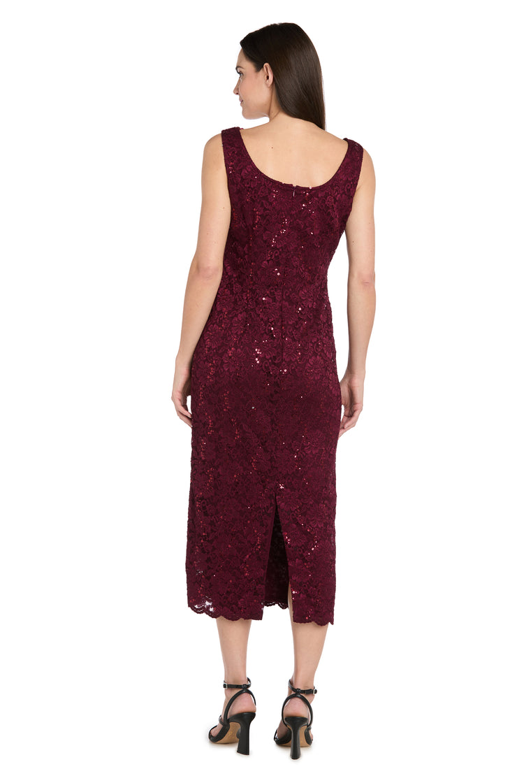 Lace Column Dress with Matching Lace Jacket