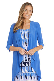 Shaped Pattern Jacket Dress - Petite