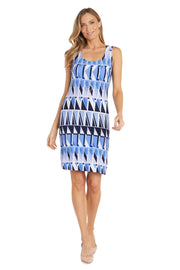 Shaped Pattern Jacket Dress - Petite