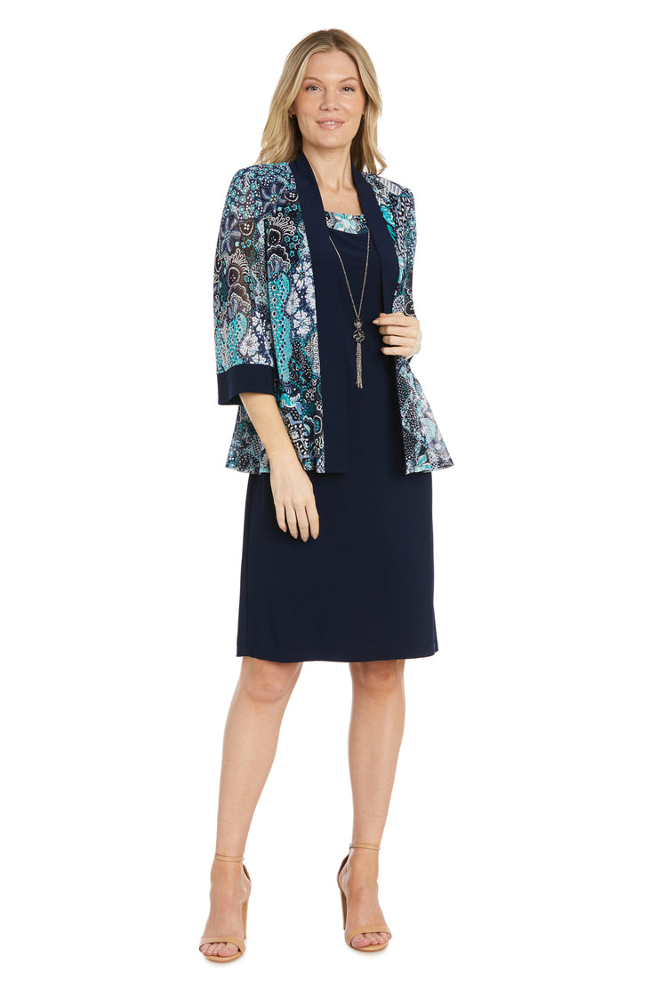 Daytime Puff Print Jacket Dress - Petite