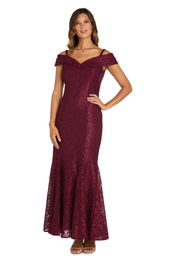 Off the Shoulder Fishtail Evening Gown