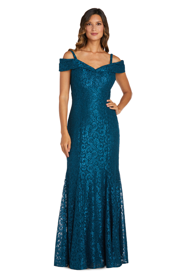 Off the Shoulder Fishtail Evening Gown