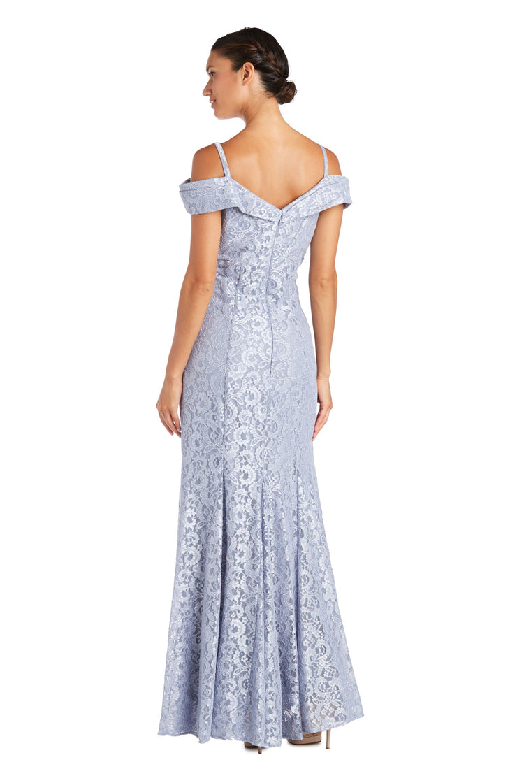 Off the Shoulder Fishtail Evening Gown – R&M Richards