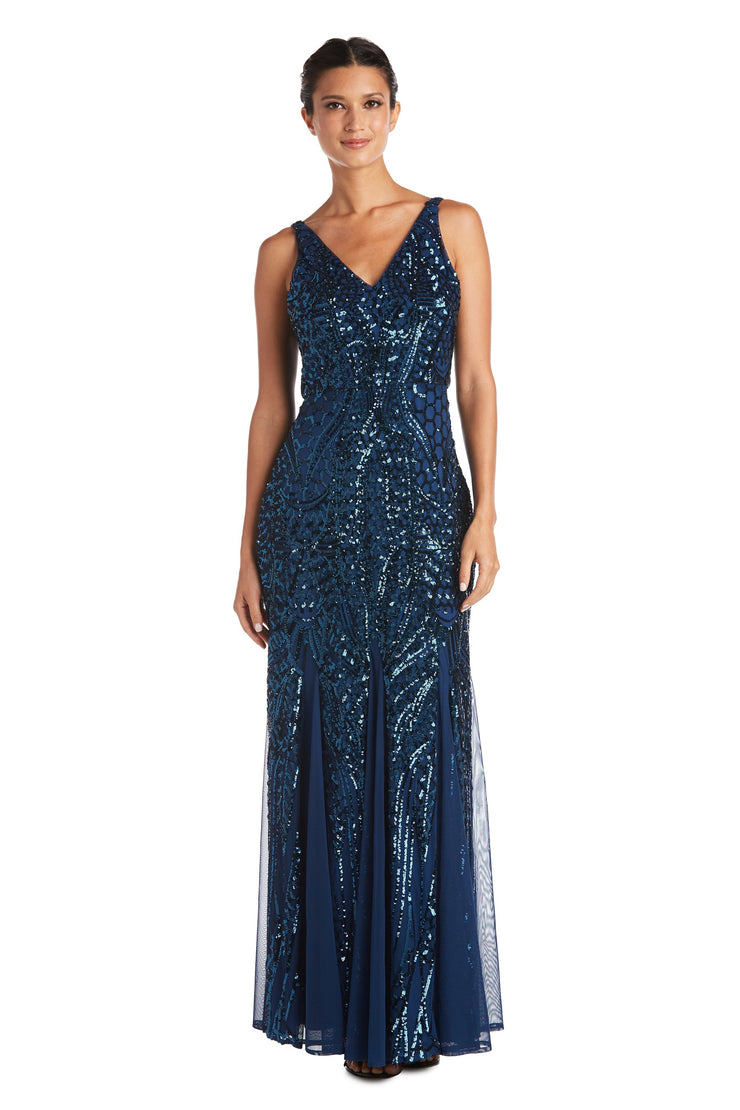 Nightway Full Length Sleeveless Embellished Dress - Petite – R&M Richards