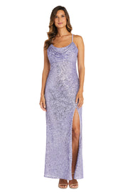 Nightway Shimmer Evening Gown