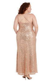 Nightway Shimmer Gown - Plus