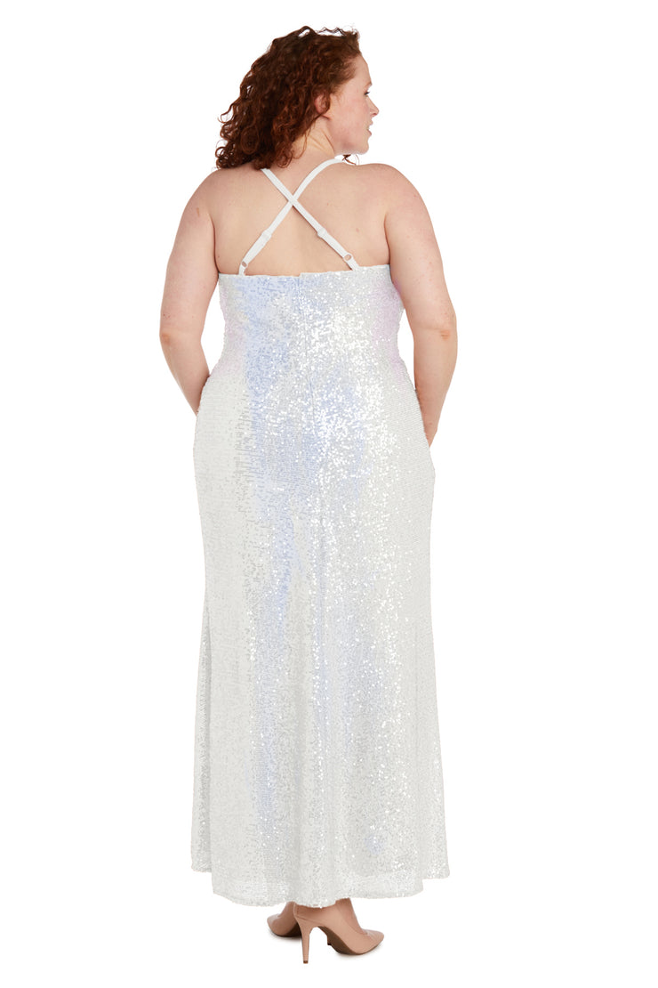Nightway Shimmer Gown - Plus