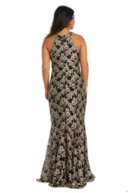 Cambri High Neck Gown