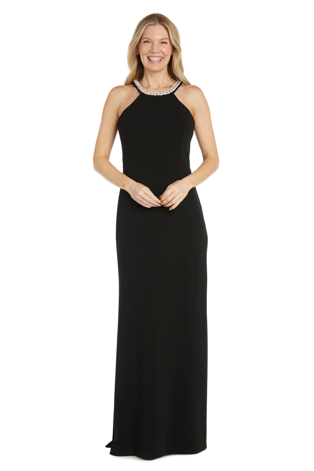 Nightway halter dress best sale