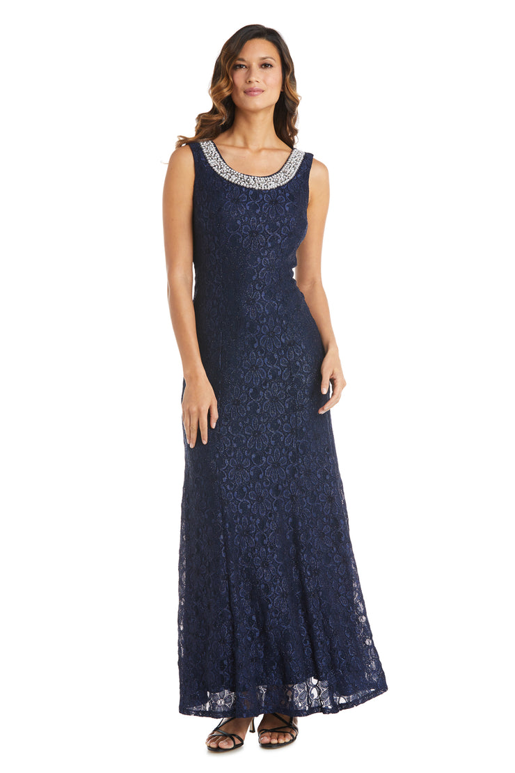 R & M Richards Women's Long Lace Jacket Dress, Champagne, 18 R & M Richards Women's Long Lace Jacket Dress, Champagne, 18