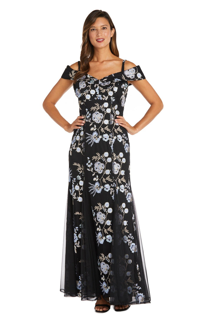 Floral Embellished Gown - Petite