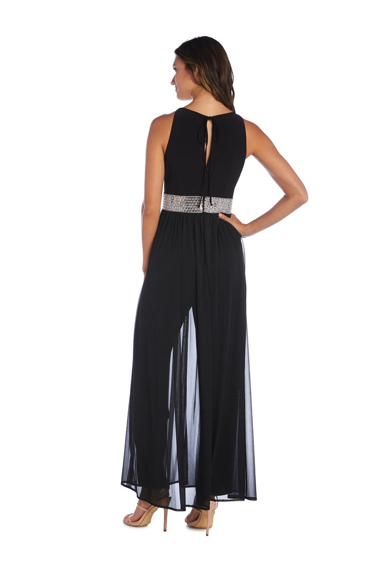 Rhinestone Detail Cutaway Jumpsuit